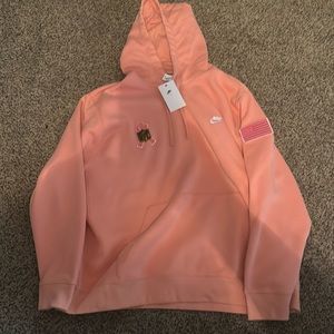 Nike NFL cancer awareness patch and pink American Flag. Hoodie 3XL, pants 2XL